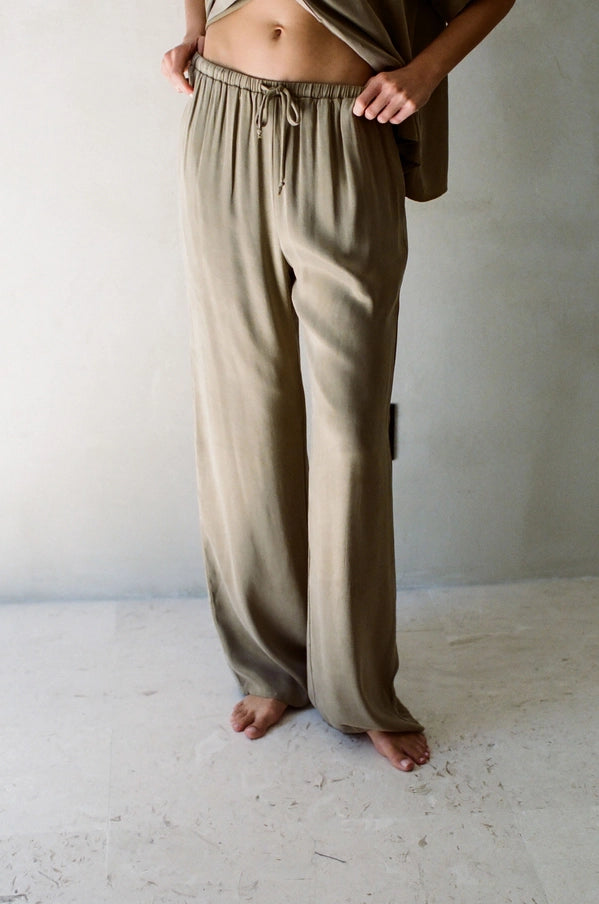 ElysianSilk Wide Leg Pants