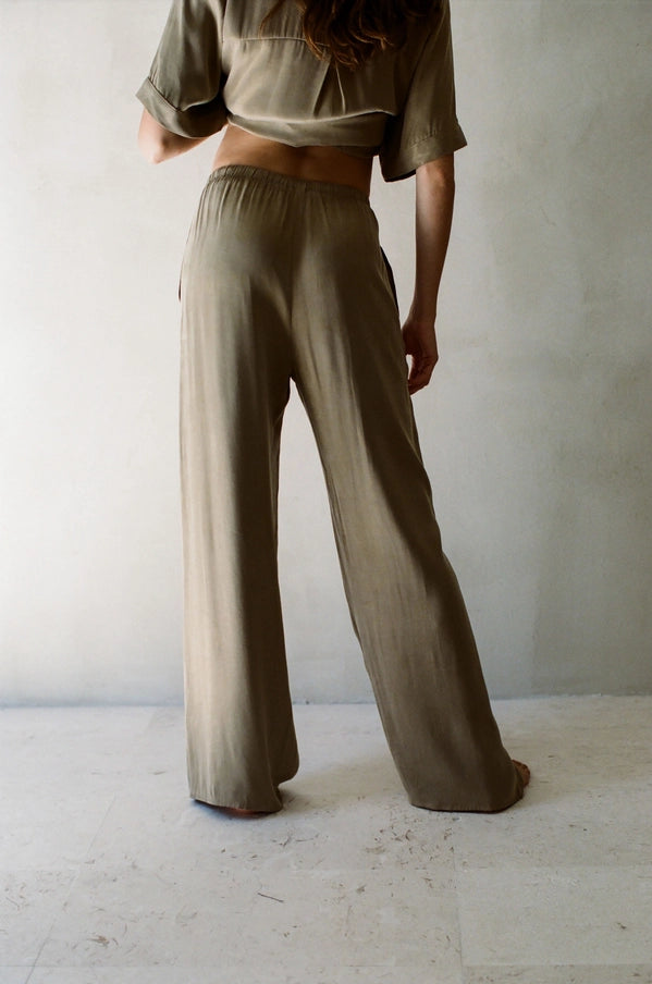 ElysianSilk Wide Leg Pants