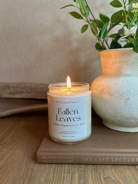 100% Clean Soy Candle Fallen Leaves