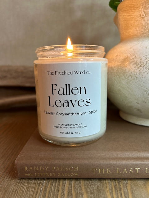 100% Clean Soy Candle Fallen Leaves