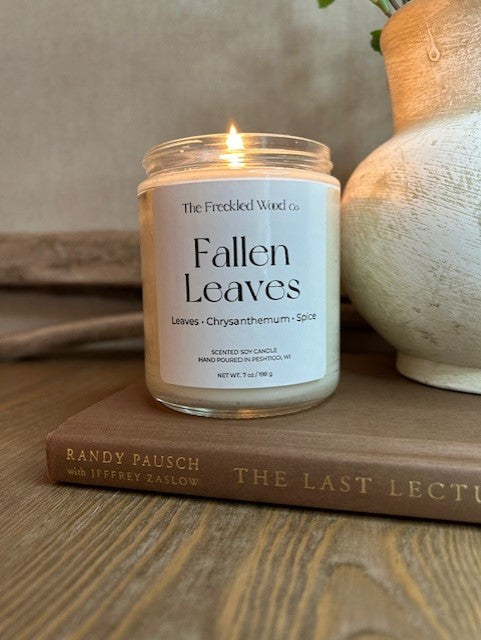 100% Clean Soy Candle Fallen Leaves