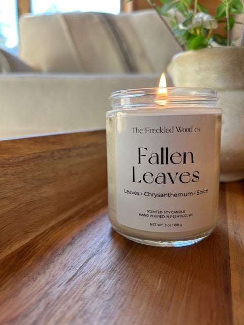 100% Clean Soy Candle Fallen Leaves