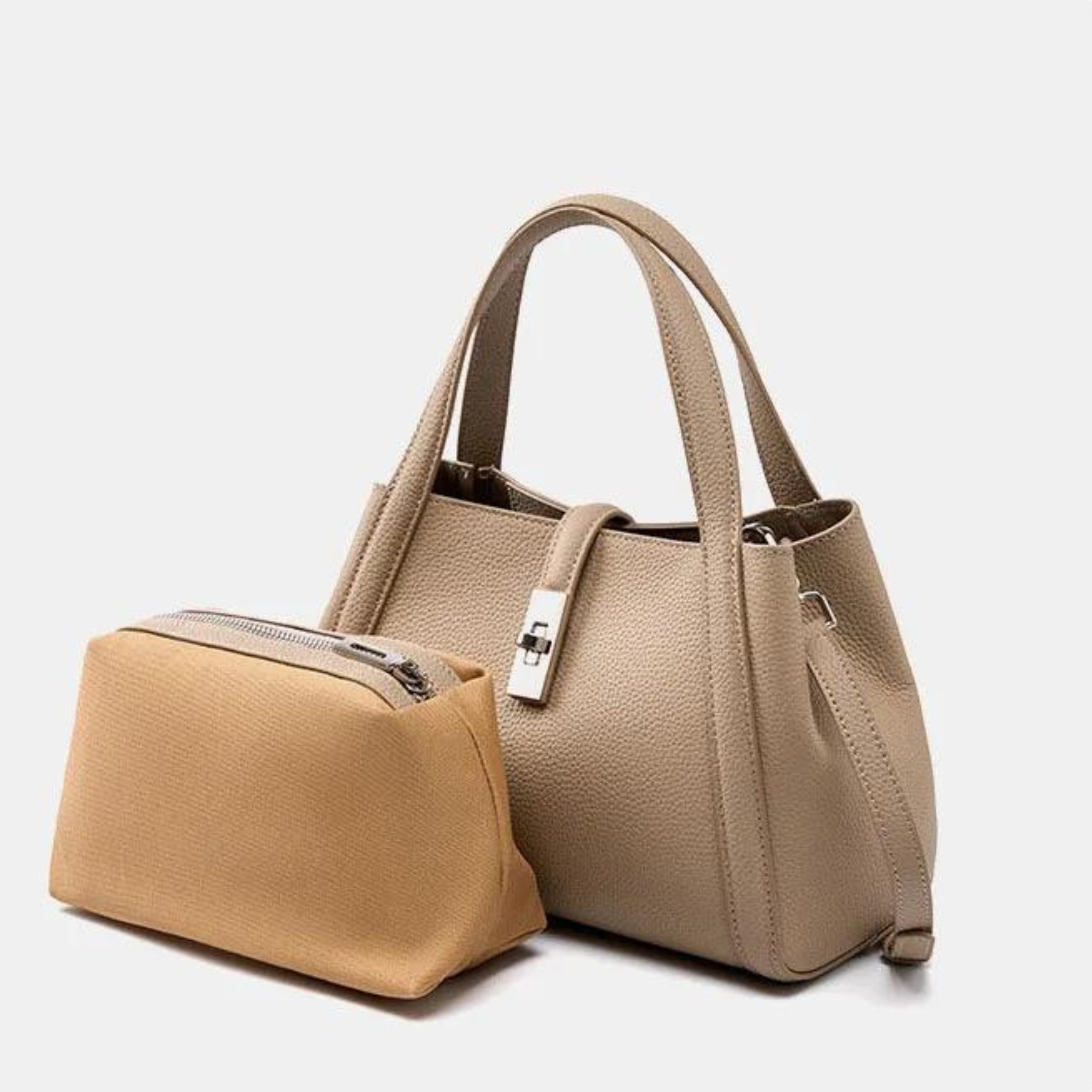 Florence Pebble Leather Small Tote