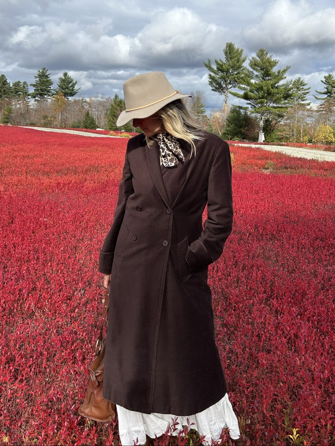 Vintage 1960's Claude Harvey Corduroy Duster