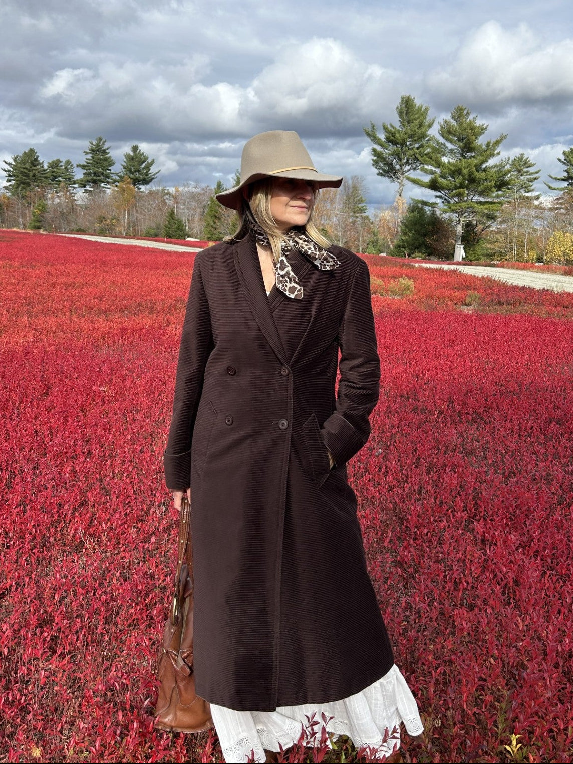 Vintage 1960's Claude Harvey Corduroy Duster