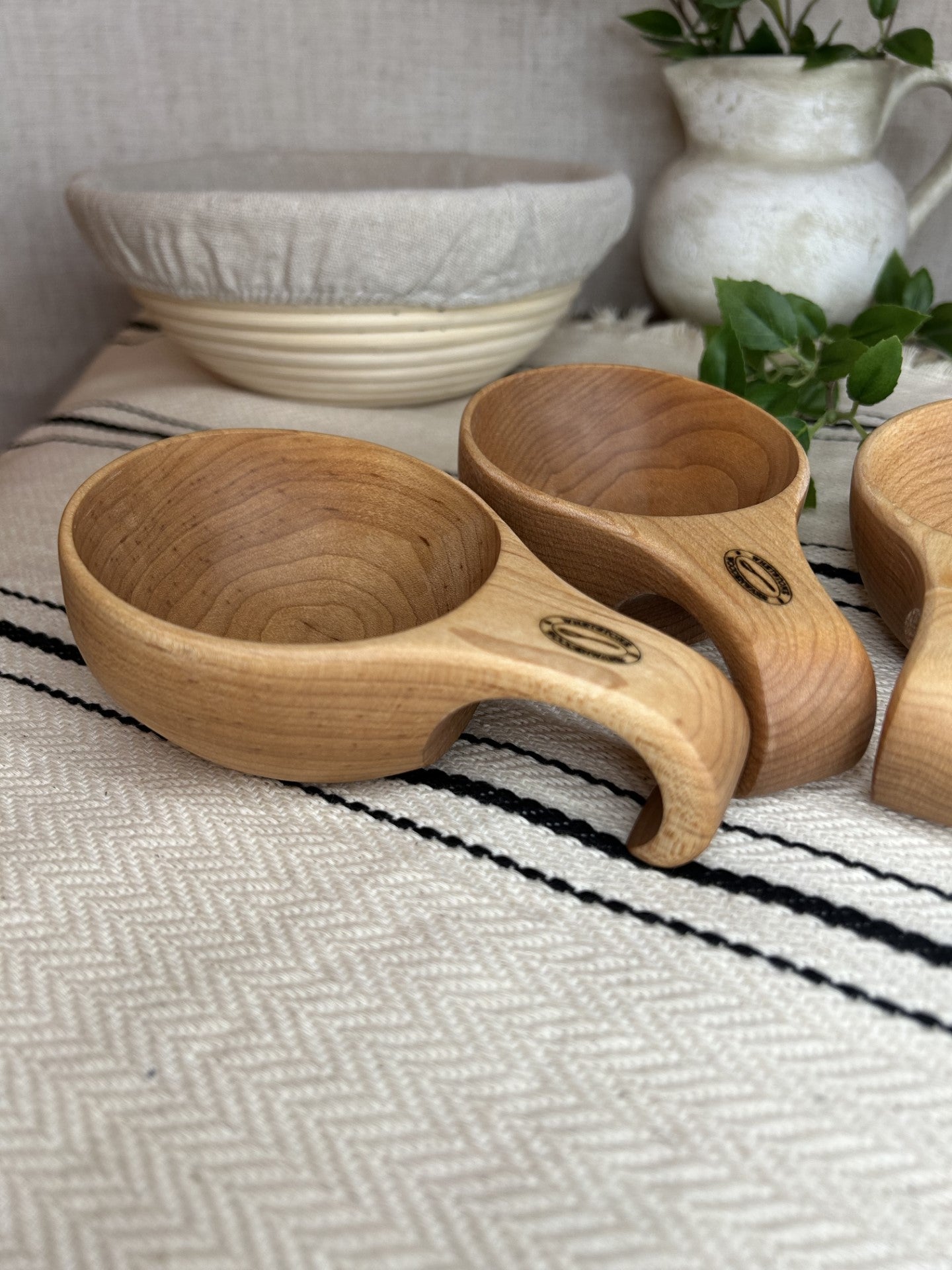 Hand Carved Hardwood Maple Scoop