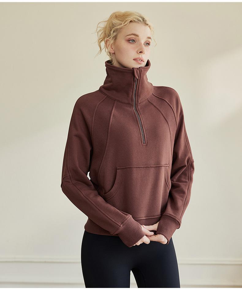 100% Cotton Half-Zip Sweatshirt