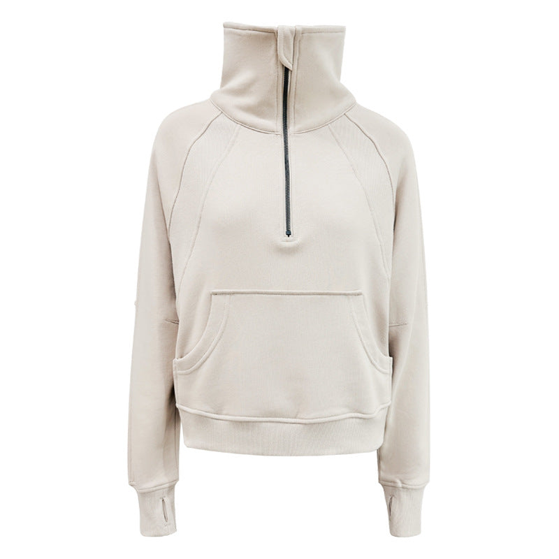 100% Cotton Half-Zip Sweatshirt