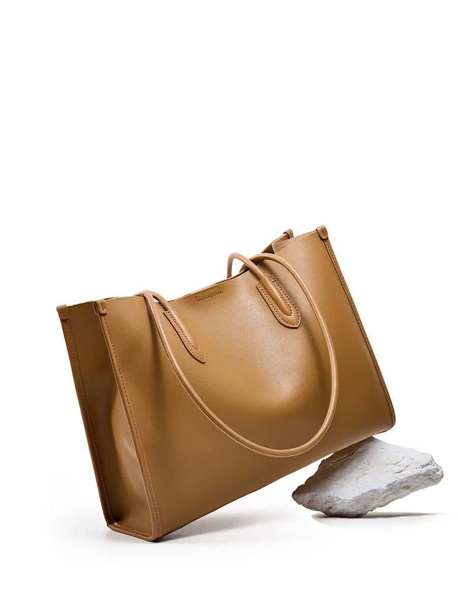 Santorini Large Tote Genuine Leather