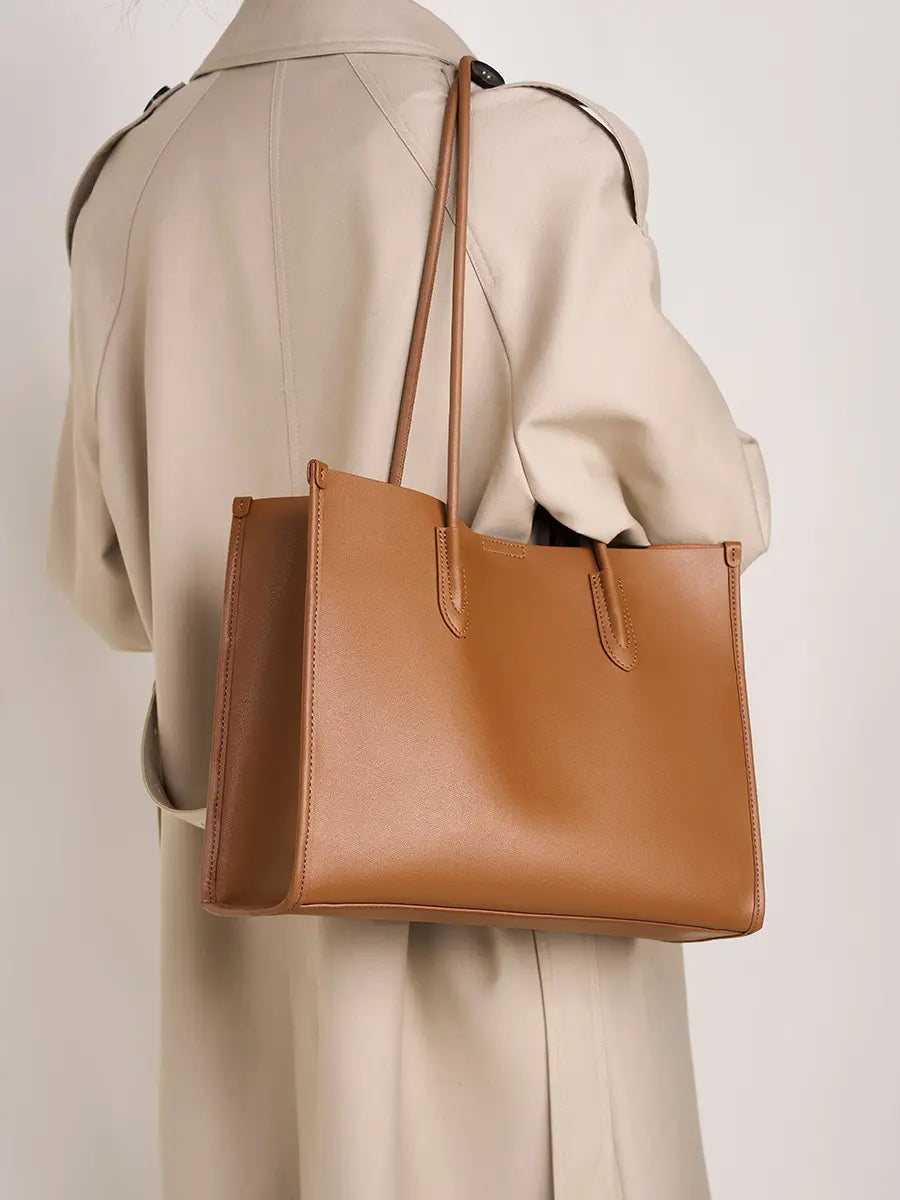 Santorini Large Tote Genuine Leather