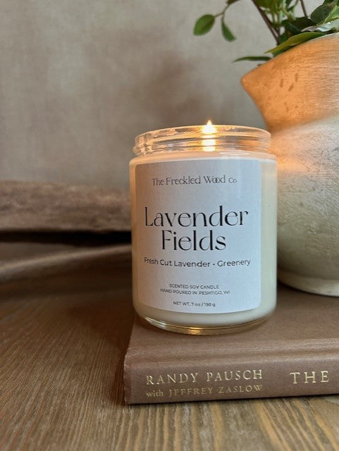 100% Clean Soy Candle Lavender Fields