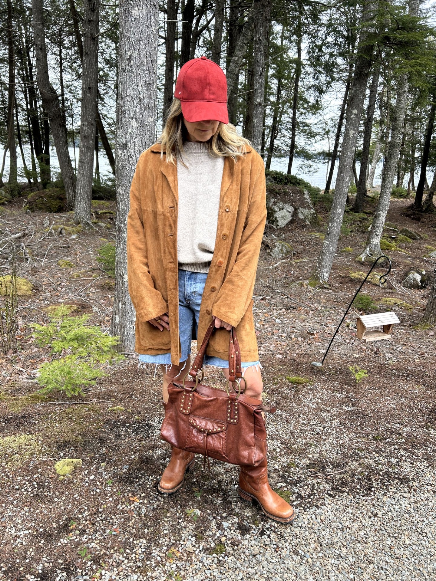 Vintage "1990s Does 70s" Genuine Suede Jacket