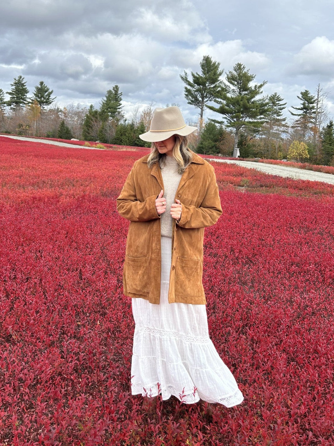 Vintage "1990s Does 70s" Genuine Suede Jacket