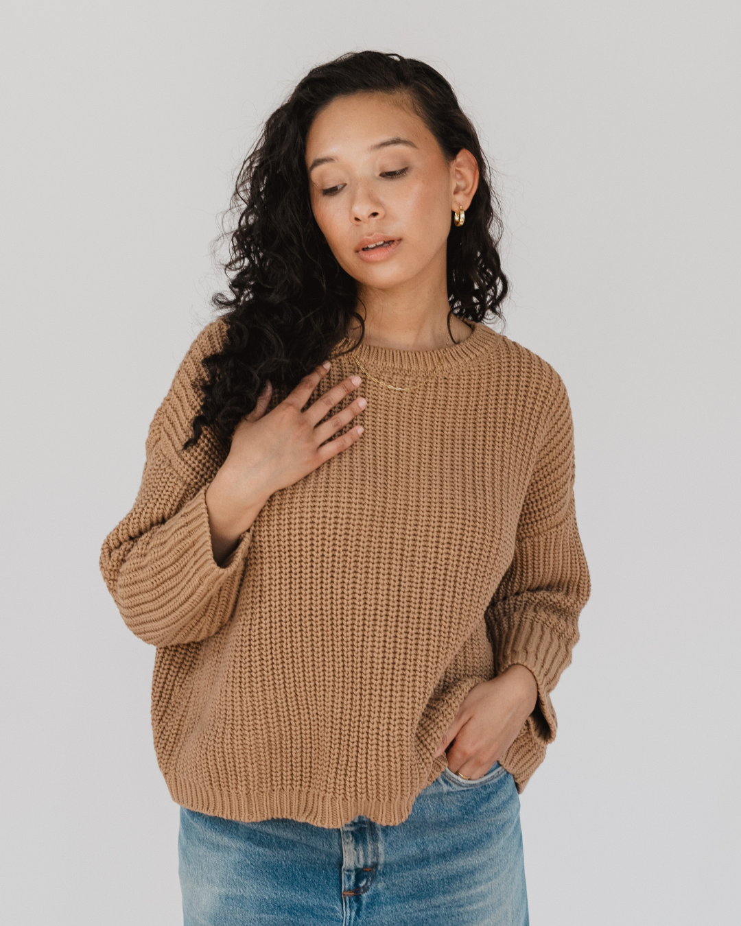 100% Organic Cotton - The Chunky Sweater