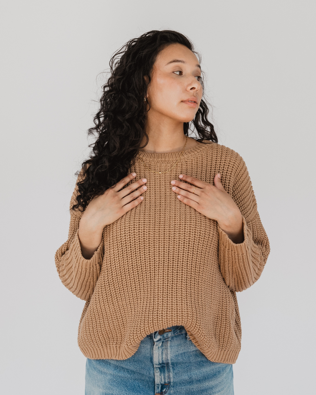 100% Organic Cotton - The Chunky Knit Sweater