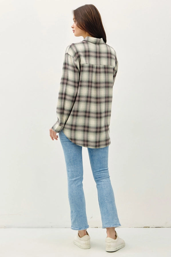 Christina Relaxed Cotton Button-Up Shirt