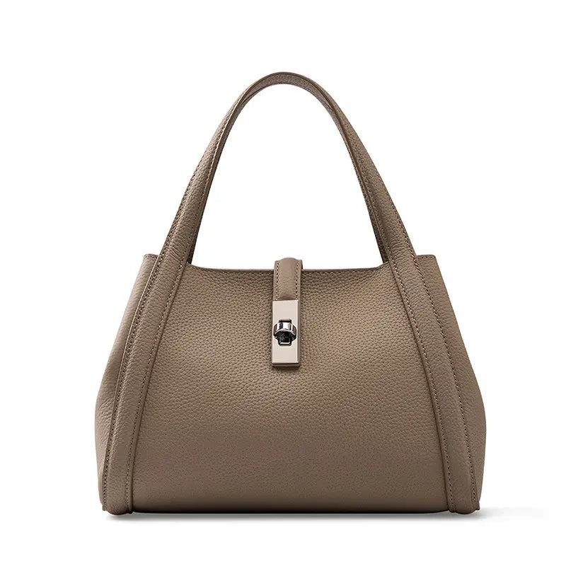 Florence Pebble Leather Small Tote