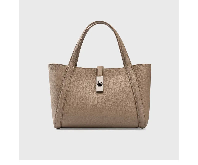 Florence Pebble Leather Small Tote