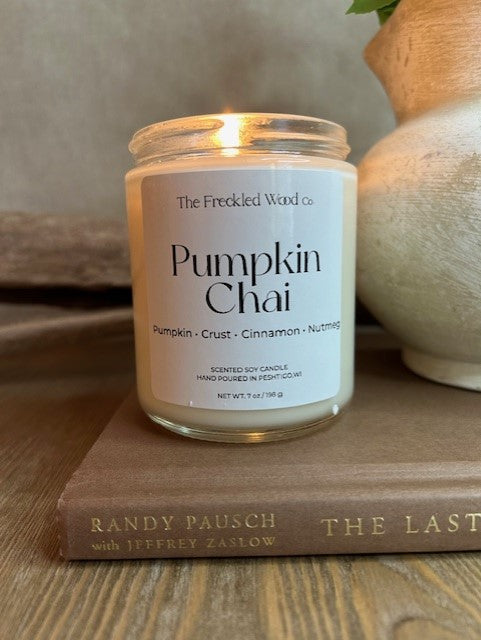 100% Clean Soy Candle Pumpkin Chai