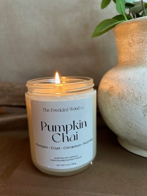 100% Clean Soy Candle Pumpkin Chai