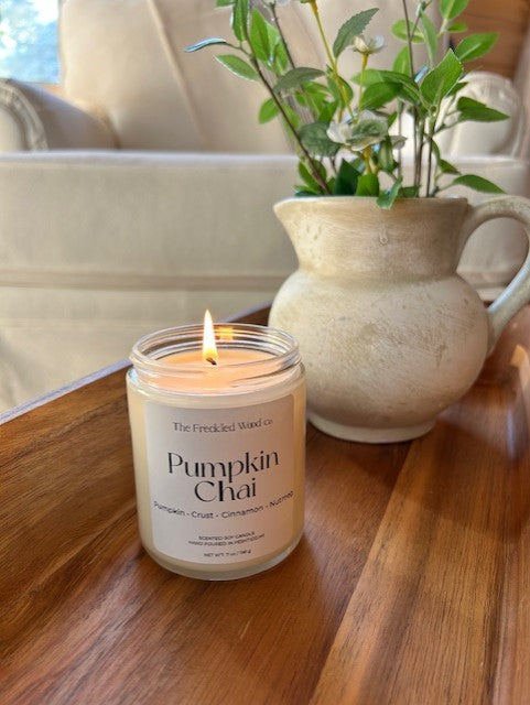 100% Clean Soy Candle Pumpkin Chai