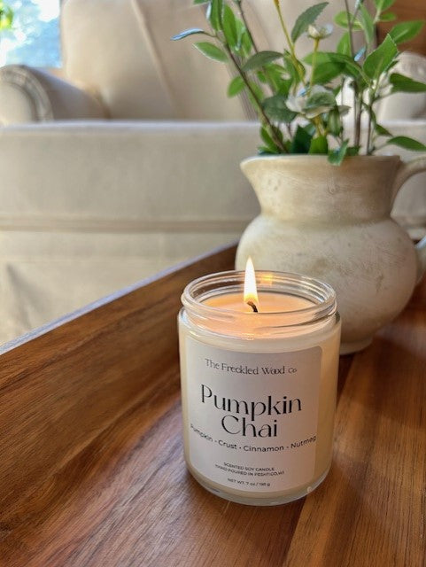 100% Clean Soy Candle Pumpkin Chai