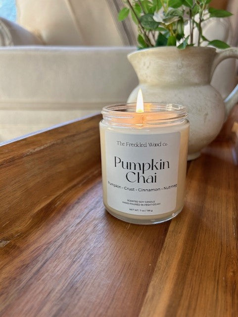 100% Clean Soy Candle Pumpkin Chai