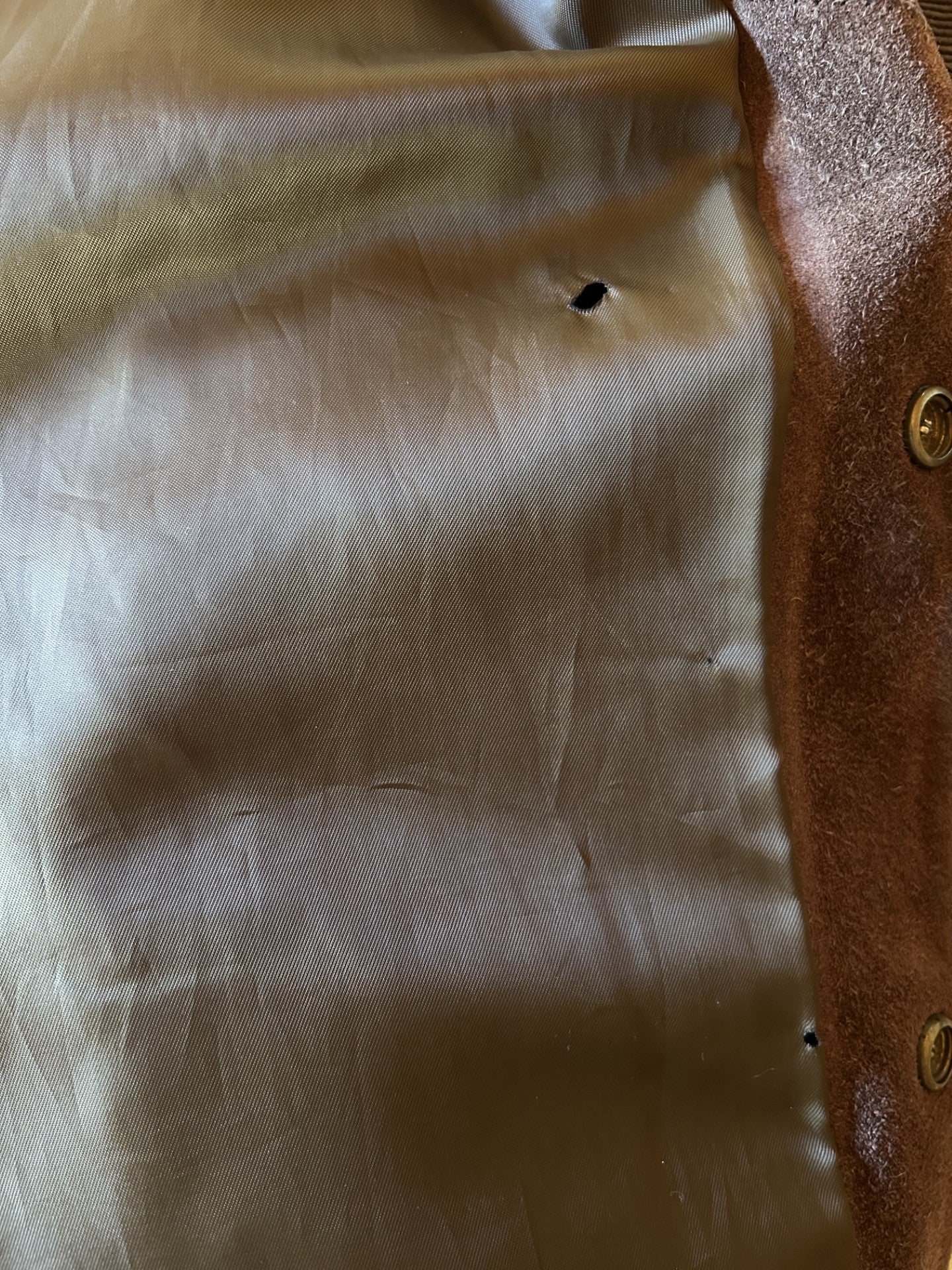 Vintage 1970's Schott Roughout Suede Western Fringe Jacket