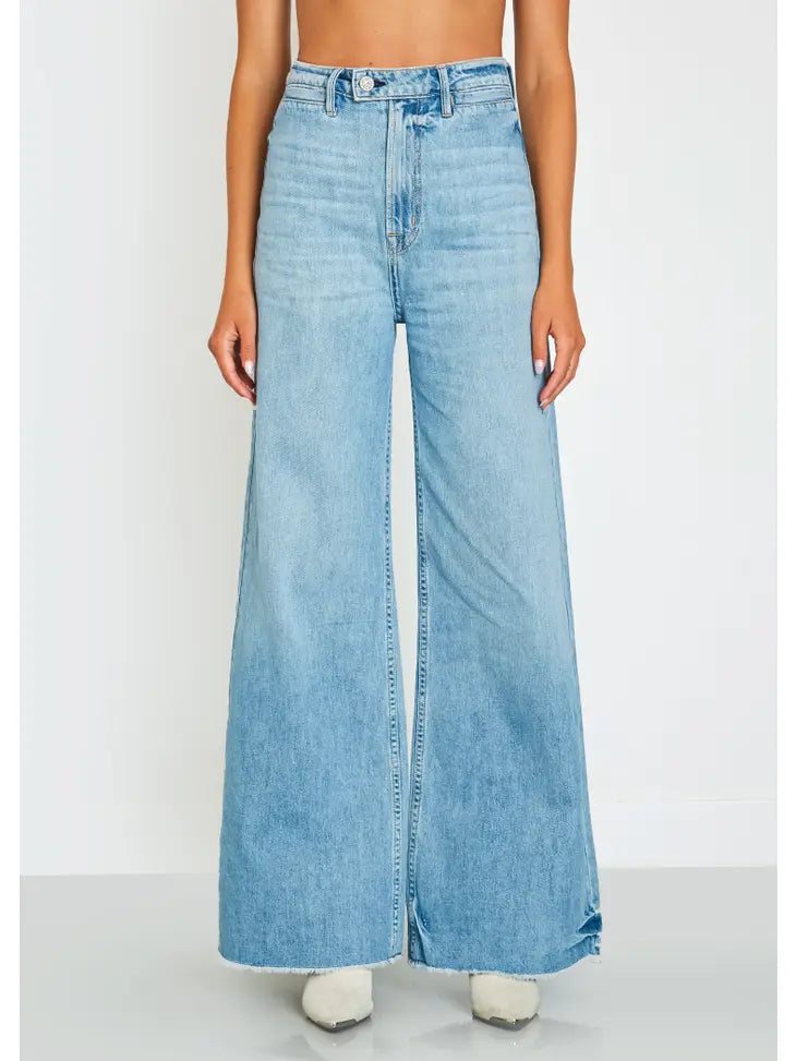 Sophia Super High Rise Wide Leg Jeans