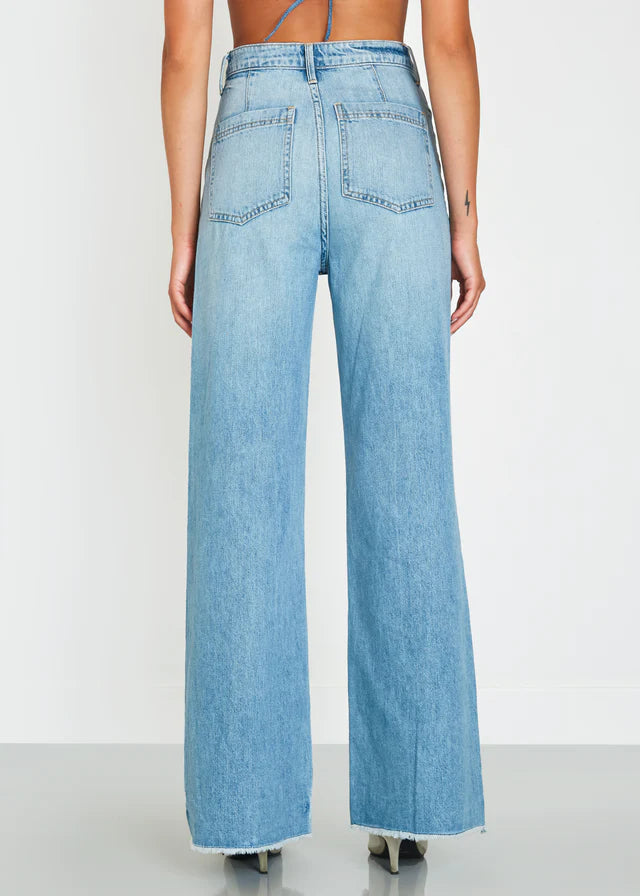 Sophia Super High Rise Wide Leg Jeans