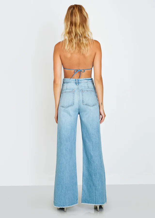 Sophia Super High Rise Wide Leg Jeans