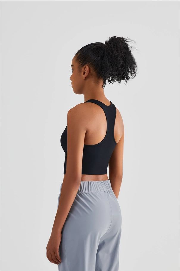 Avery Ribbed Racerback Tank