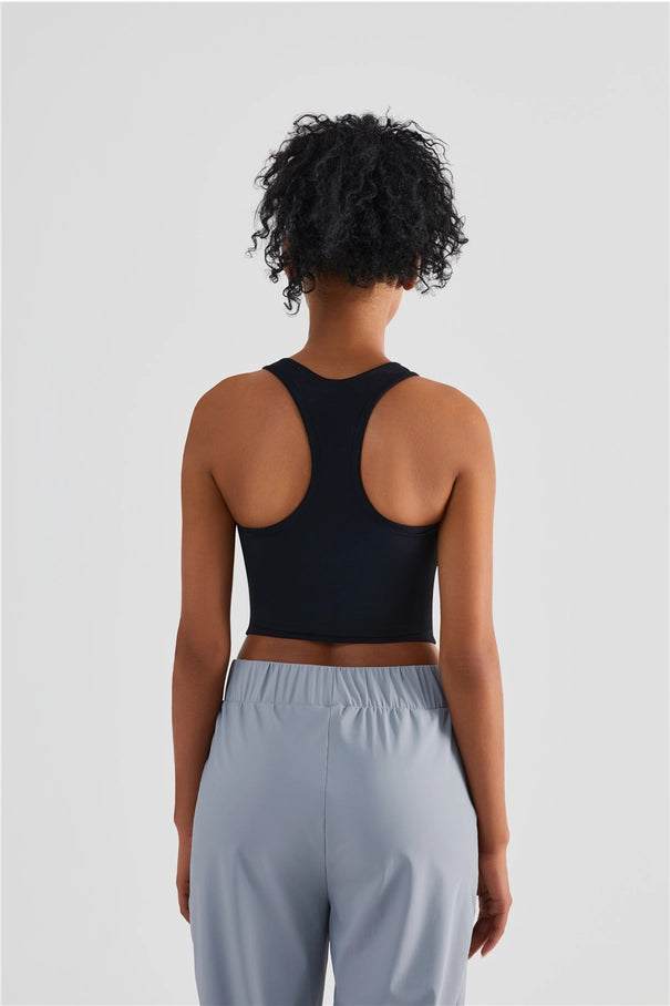 Avery Ribbed Racerback Tank