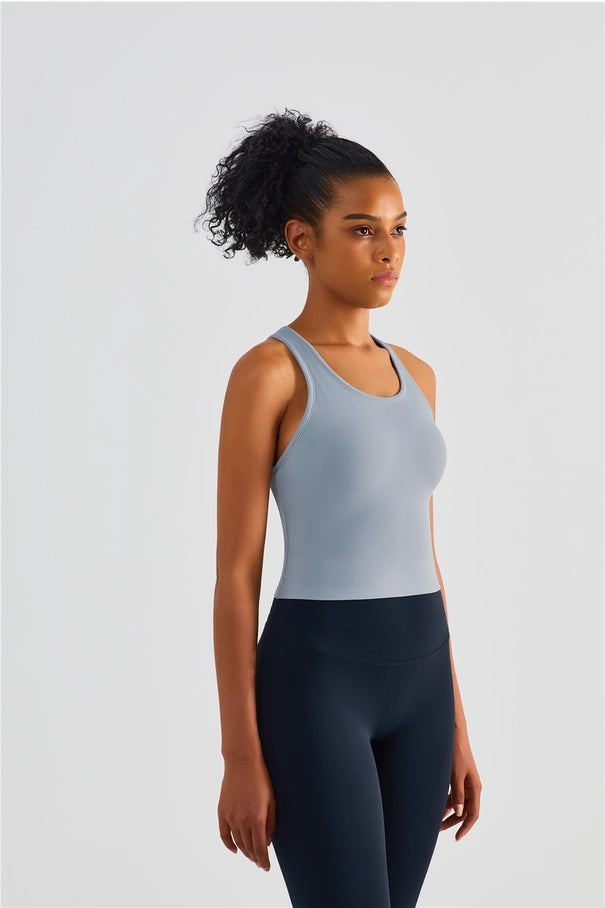 Avery Ribbed Racerback Tank