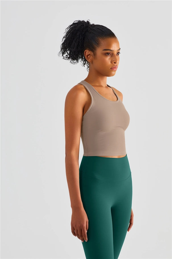 Avery Ribbed Racerback Tank