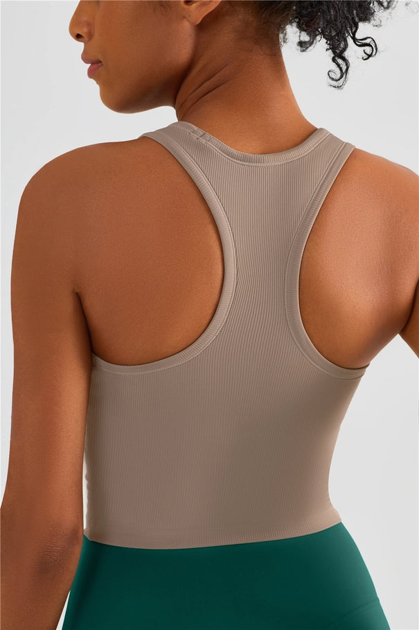 Avery Ribbed Racerback Tank