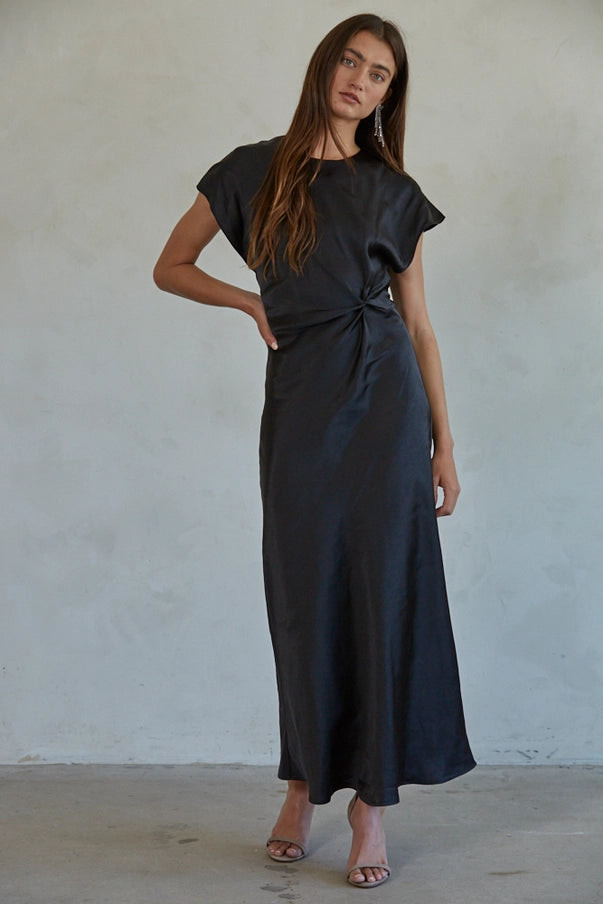 Juliette Satin Maxi Dress