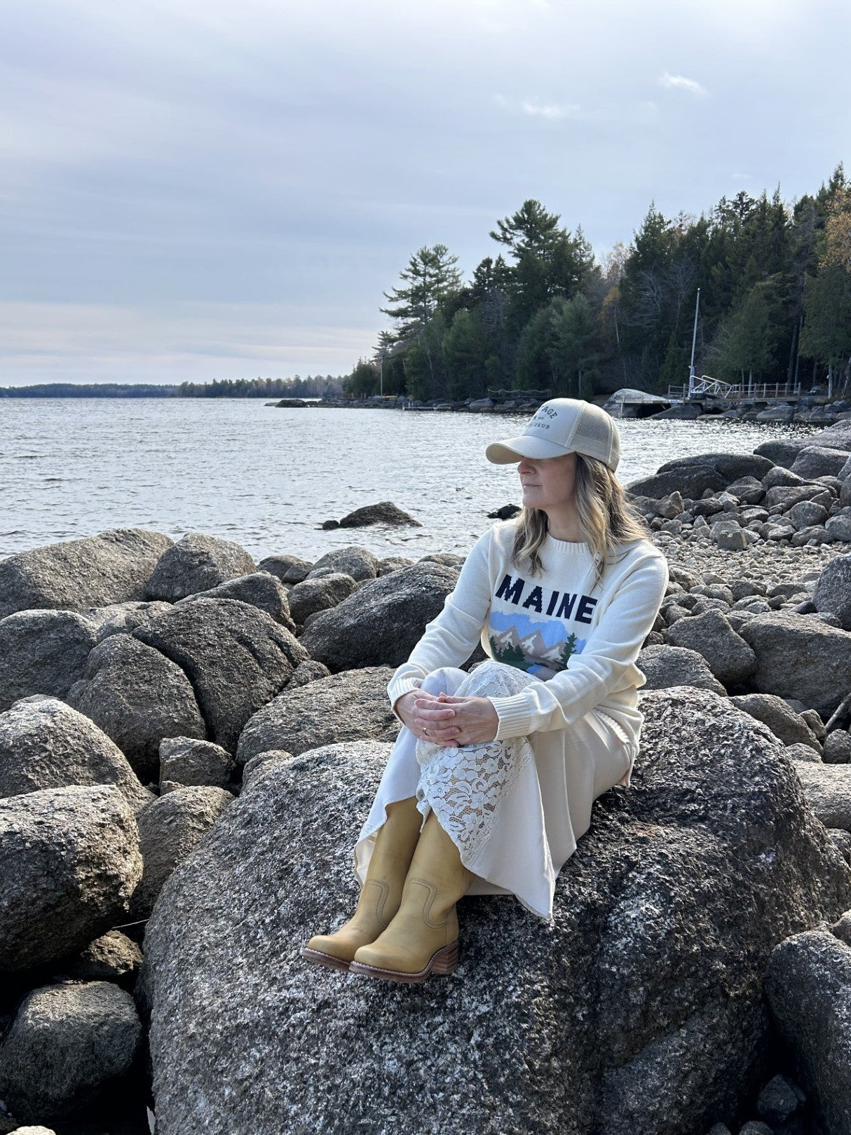 The Trailhead Crew -MAINE - 100% Cotton Knit