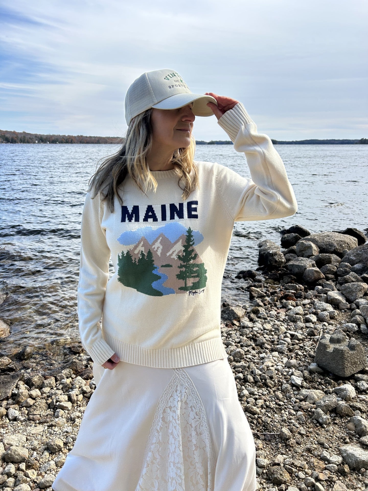The Trailhead Crew -MAINE - 100% Cotton Knit
