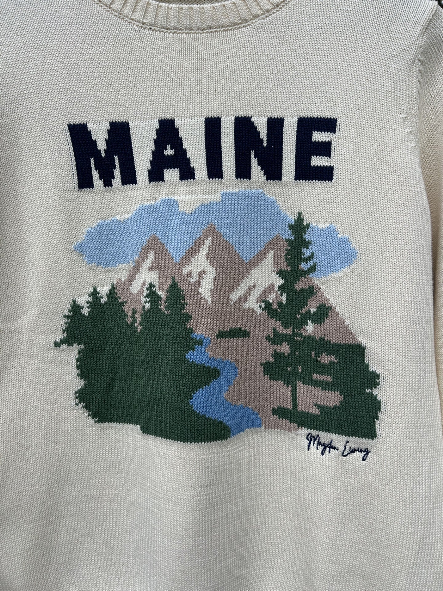 The Trailhead Crew -MAINE - 100% Cotton Knit